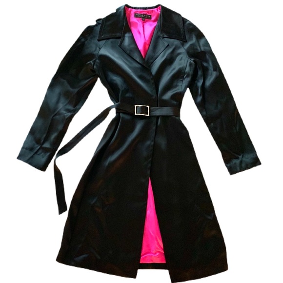 Trina Turk Jackets & Blazers - Vintage Trina Turk Satin Coat Dress